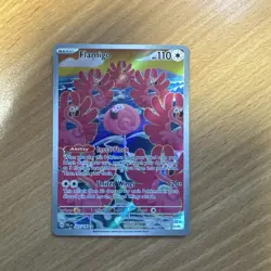 Pokemon TCG Flamigo 227/193 Illustration Rare - Paldea Evolved Scarlet & Violet - Image 1