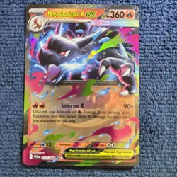 Pokemon TCG - Phantasmal Flames - Mega Charizard X ex Double Rare - 013/094 NM - Image 1