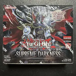 Yu-Gi-Oh! Supreme Darkness 1st Edition Booster Box SEALED NEW - Image 1