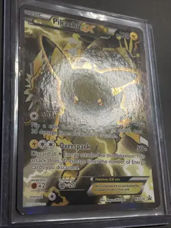 Pokemon TCG Pikachu EX XY124 Black Star Promo Card 2016 - LP+ - Image 2