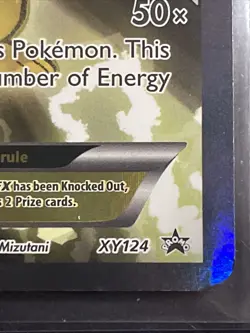 Pokemon TCG Pikachu EX XY124 Black Star Promo Card 2016 - LP+ - Image 5
