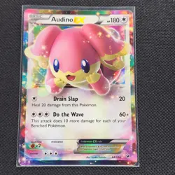 Audino EX - 84/124 - Ultra Rare - Fates Collide - Pokemon Card - NM/M - Image 1