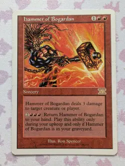 MTG Magic the Gathering Hammer of Bogardan (188/351) Sixth Edition LP - Image 1
