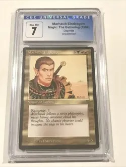 1994 MTG Legends - MARHAULT ELSDRAGON - Graded CGC 7 Near Mint - Magic 30th ?? - Image 1