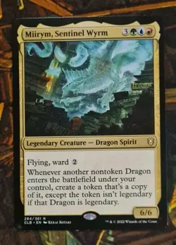 MIIRYM, SENTINEL WYRM - Baldur's Gate - MTG - Magic the Gathering Rare - Image 1