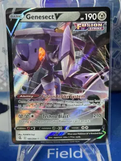 Genesect V 185/264 - SWSH: Fusion Strike Ultra Rare - Pokemon TCG NM - Image 3