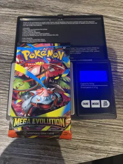 Pokemon Mega Evolution 22.79G *HEAVY PACK* Brand New And Sealed Booster Pack - Image 1