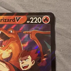 Lance's Charizard V SWSH133 JUMBO OVERSIZED Black Star Promo Pokemon Card - Image 4