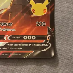 Lance's Charizard V SWSH133 JUMBO OVERSIZED Black Star Promo Pokemon Card - Image 5