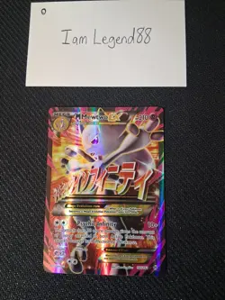 Pokemon TCG XY: Breakthrough M Mewtwo EX Holo 160/162 Near Mint - Image 1