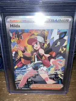 Pokemon Hilda Trainer Card SAR SIR 171/086 SV11W White Flare English - Image 1