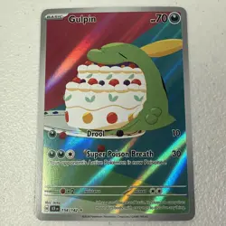 2024 Pokemon Gaming SV Stellar Crown - SCR EN Gulpin #154/142 - Image 1