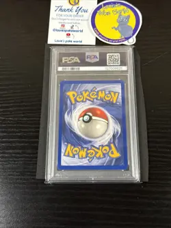 1999 POKEMON BASE SET UNLIMITED #1 ALAKAZAM-HOLO PSA 8 - Image 5