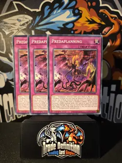 3x LDS3-EN081 Predaplanning Common 1st Edition YuGiOh Playset - Image 1