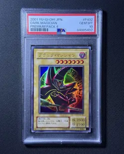 PSA 10 Dark Magician 2001 Yu-Gi-Oh! Japanese Premium Pack 4 #P4-02 Arkana Art - Image 1