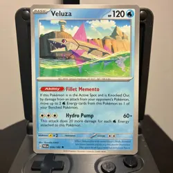 Veluza - 054/182 - Pokemon Paradox Rift 2023 - Uncommon Card NM - Image 1