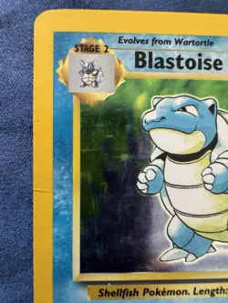 Blastoise - 2/102 - Pokemon Base Set Unlimited Holo Rare Card WOTC MP - Image 2