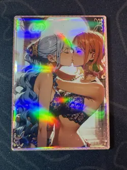 Goddess CP Nami Vivi Preimium Thick Card Waifu Doujin One Piece Limited - Image 1
