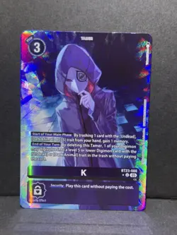 Digimon Card Game K BT23-088 U Alt Art BT23 Hackers Slumber - Image 1