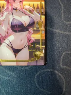 Goddess Perona Black Bikini Preimium Thick Card Waifu Doujin One Piece Full Art - Image 4