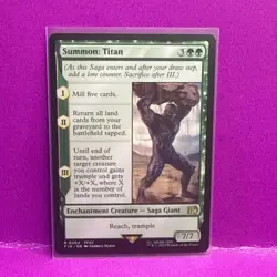 Summon Titan - N/M Final Fantasy Magic The Gathering MTG - Image 1