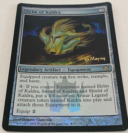 FOIL Helm of Kaldra ~ Prerelease Fifth Dawn [ Magic MTG ] 131 - Image 1