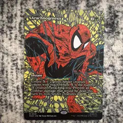 Arachnogenesis M0031 (Borderless) Marvel Eternal Spider-Man MTG NM - Image 1