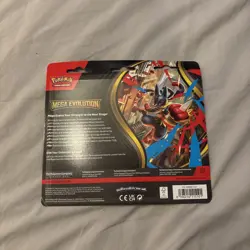 Pokemon TCG: Mega Evolution 3-pack Blister | Brand New and Sealed - Image 2
