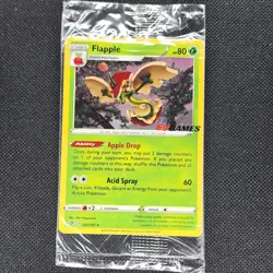 Flapple - 022/192 - EB Games Stamped Promo - Pokemon Card - SEALED - Image 1