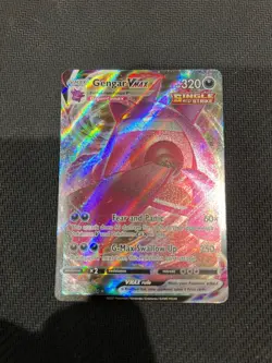 Pokemon TCG Gengar VMAX 157/264 Fusion Strike Full Art Ultra Rare Mint Condition - Image 1