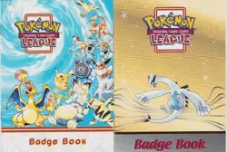 POKEMONT KANTO LEAGUE PIN SET 11 BADGES, 3 BADGE BOOKS, 3 STICKERS NEW 2000 - Image 2