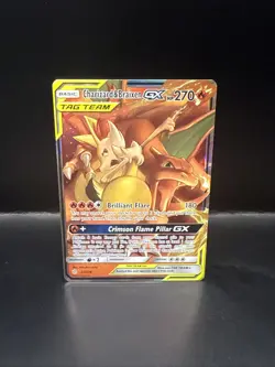 Pokemon Charizard & Braixen GX 22/236 Sm-Cosmic Eclipse Holo Tag Team - Image 3
