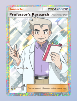 Professor's Research Oak - Full Art - ENG - Pokemon TCG Pocket - Image 1