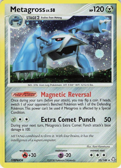 Metagross 10/146 Holo Rare Legends Awakened Pokemon TCG Diamond Pearl - Image 1