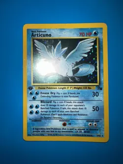 Articuno Holo Rare 1st Edition 2/62 - 1999 Fossil WoTC Pokemon TCG Card NM/LP - Image 2