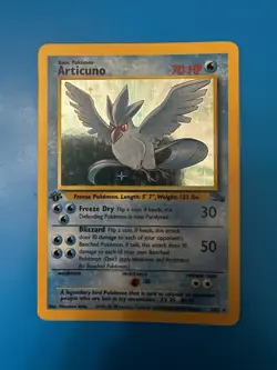 Articuno Holo Rare 1st Edition 2/62 - 1999 Fossil WoTC Pokemon TCG Card NM/LP - Image 3