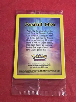 SEALED 2000 Ancient Mew Pokemon Movie Promo Card⭐MINTY😱🔥 - Image 2