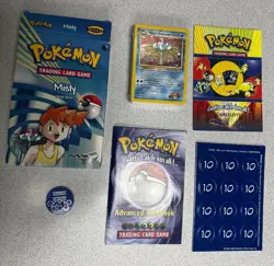 Pokemon - Erika, Misty, Lt. Surge Theme Deck set - w/sealed cards - Image 2