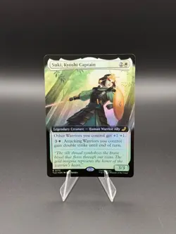 Suki, Kyoshi Captain (Extended Art Foil) 0175 TLA - MTG - NM - Image 1