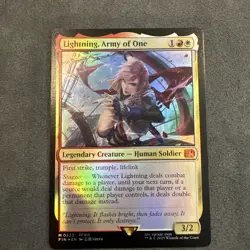 Lightning, Army of One - Foil - #0233 Final Fantasy MTG NM/M - Image 1