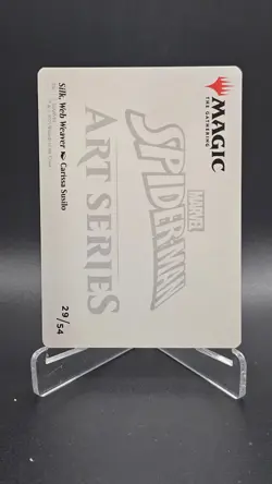 MTG Marvel Spider-Man FOIL Silk, Web Weaver ART SERIES Magic The Gathering - Image 2