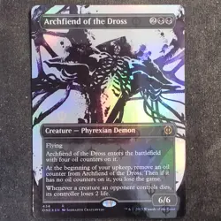 Archfiend of the Dross - Step-and-Compleat Foil Borderless - Phyrexia (MTG) - Image 1