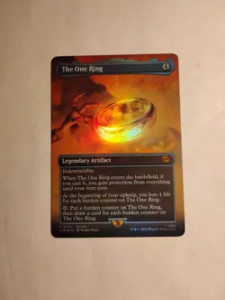 The One Ring Borderless Foil MTG LOTR - Image 1