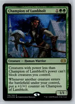 Champion of Lambholt Holo R Double Masters 156 NM - Image 1
