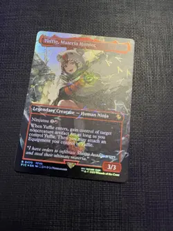 Yuffie, Materia Hunter (Borderless) (Chocobo Track Foil) Commander: Final... - Image 1