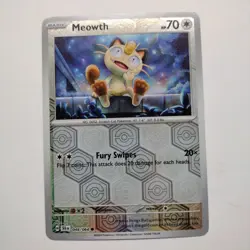 Meowth 048/064 Reverse Holo Pokemon Shrouded Fable NM - Image 1
