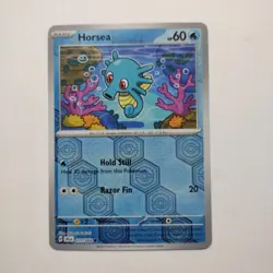Horsea - 010/064 - Common - Reverse Holo NM, English Pokemon Shrouded Fable - Image 1
