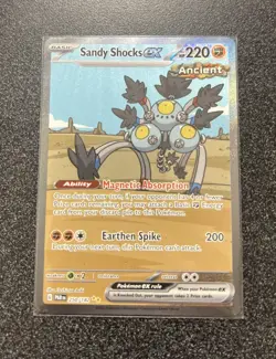 Sandy Shocks ex 250/182 SV04: Paradox Rift Special Illustration Rare NEW NM - Image 1
