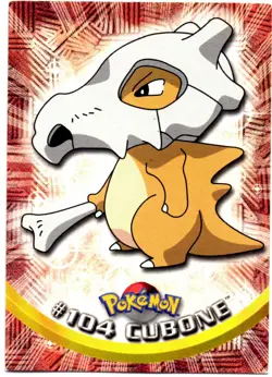 CUBONE #104 CROMO / CARD POKEMON TRADING CARDS 1999-2000 TOPPS - Image 1