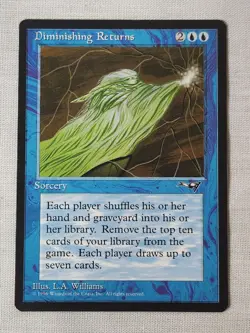 NM Diminishing Returns Alliances Mtg Magic the Gathering - Image 1